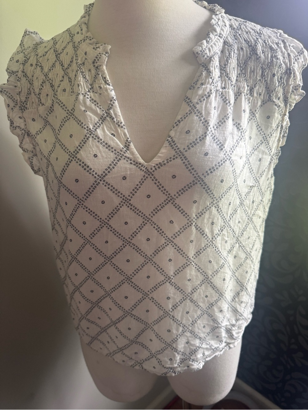 Rails Arlene top in Ivory Zanzibar